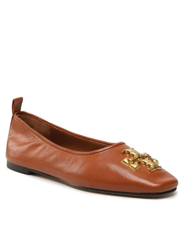 Tory Burch Tory Burch Балеринки Eleanor Ballet 141296 Кафяв