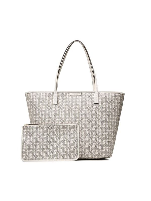 Tory Burch Tory Burch Дамска чанта Basketweave Tote 145634 Бежов