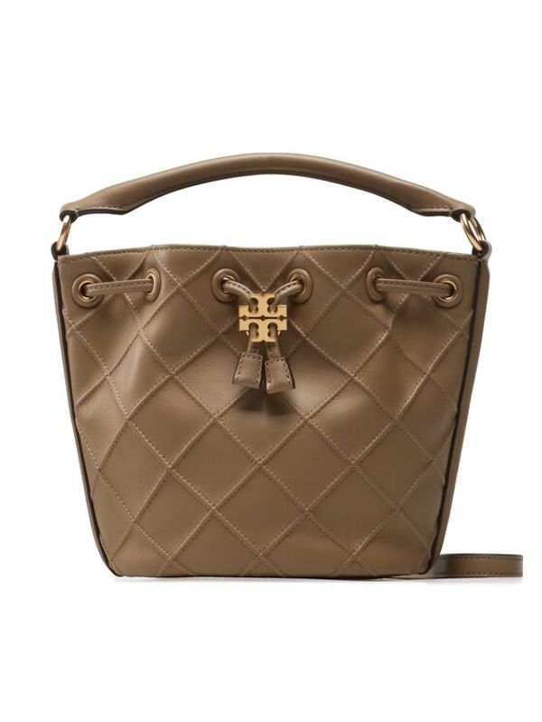 Tory Burch Tory Burch Дамска чанта Fleming Soft Bucket Bag 142565 Кафяв