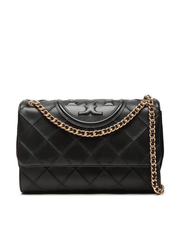 Tory Burch Tory Burch Дамска чанта Fleming Soft Convertible Shoulder Bag 137301 Черен