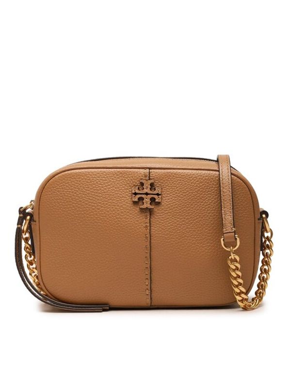 Tory Burch Tory Burch Дамска чанта Mcgraw Camera Bag 147578 Кафяв