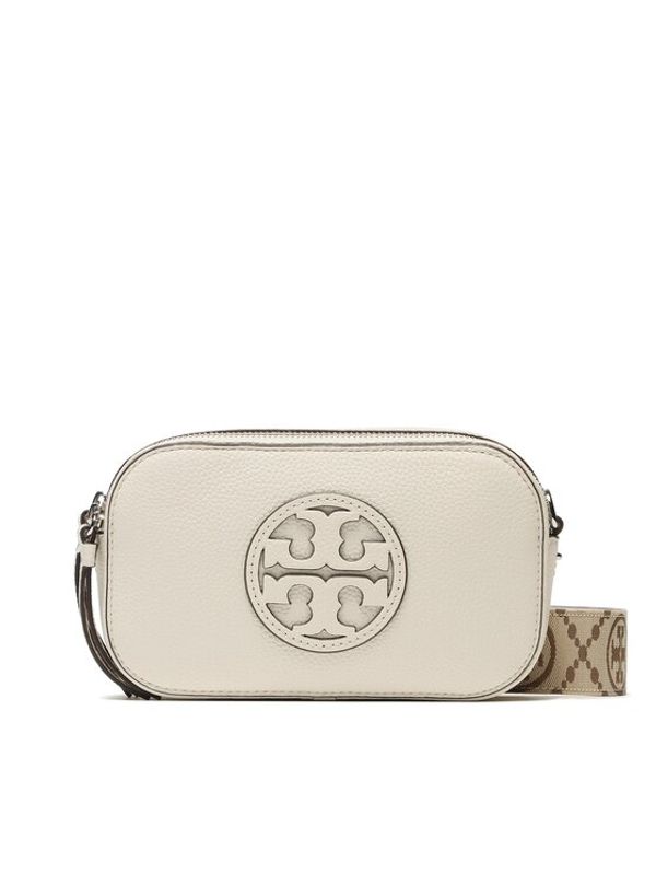 Tory Burch Tory Burch Дамска чанта Miller Mini Crossbody Bag 150153 Екрю