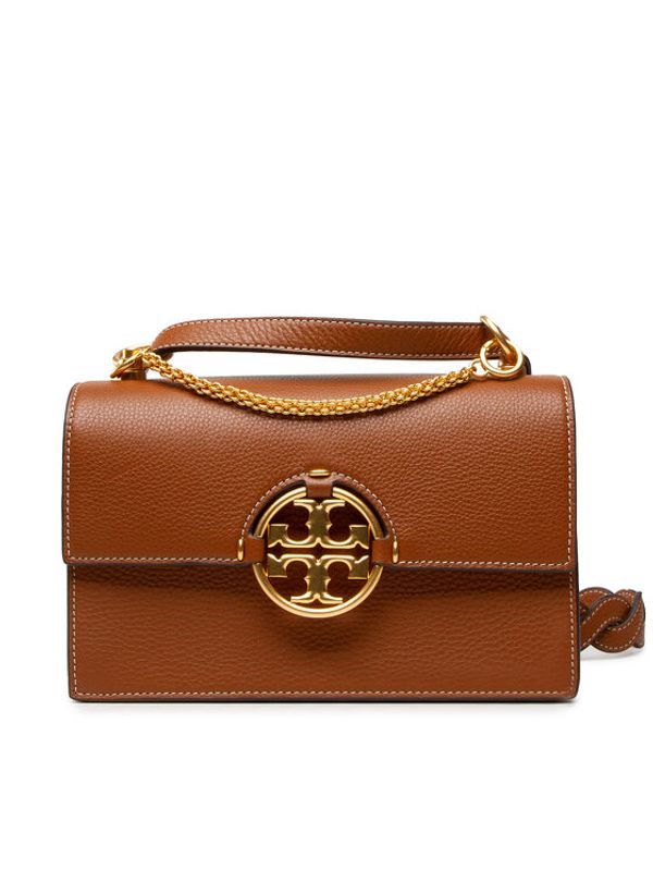 Tory Burch Tory Burch Дамска чанта MillerSmall Flap Shoulder Bag 88208 Кафяв