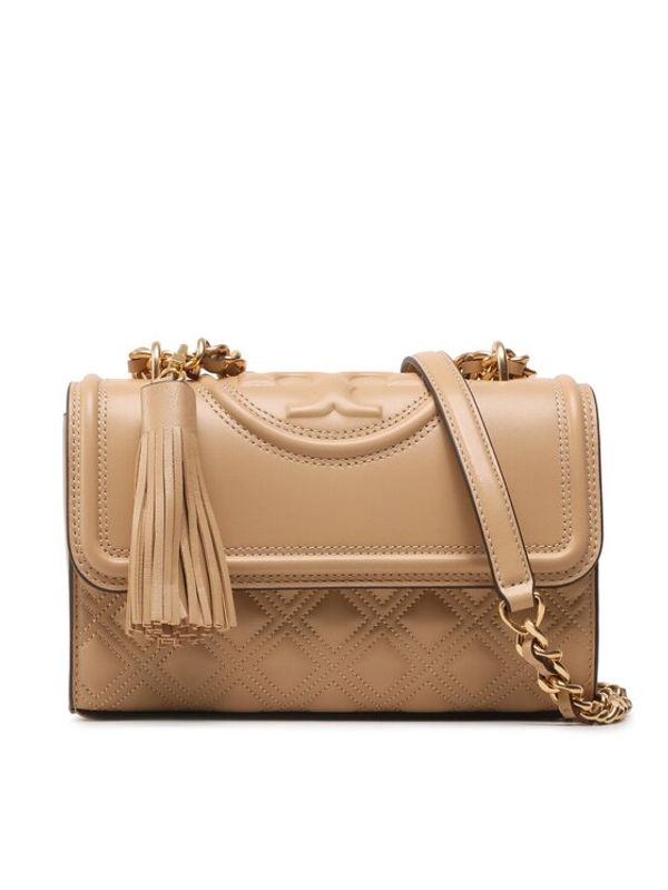 Tory Burch Tory Burch Дамска чанта Small Fleming Convertible Bag 75576 Бежов