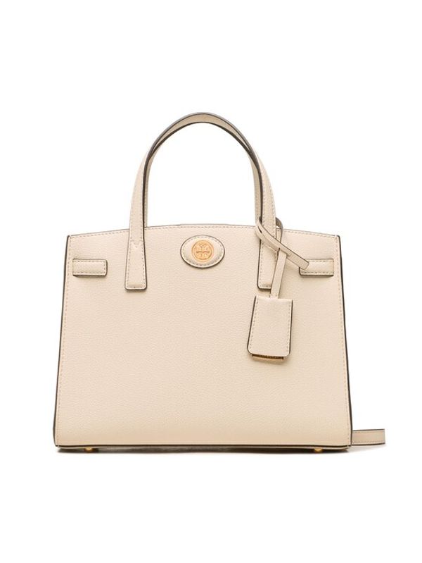 Tory Burch Tory Burch Дамска чанта Small Robinson Satchel 143194 Бежов
