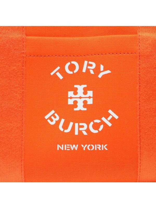 Tory Burch Tory Burch Дамска чанта Small Tory Tote 148661 Оранжев