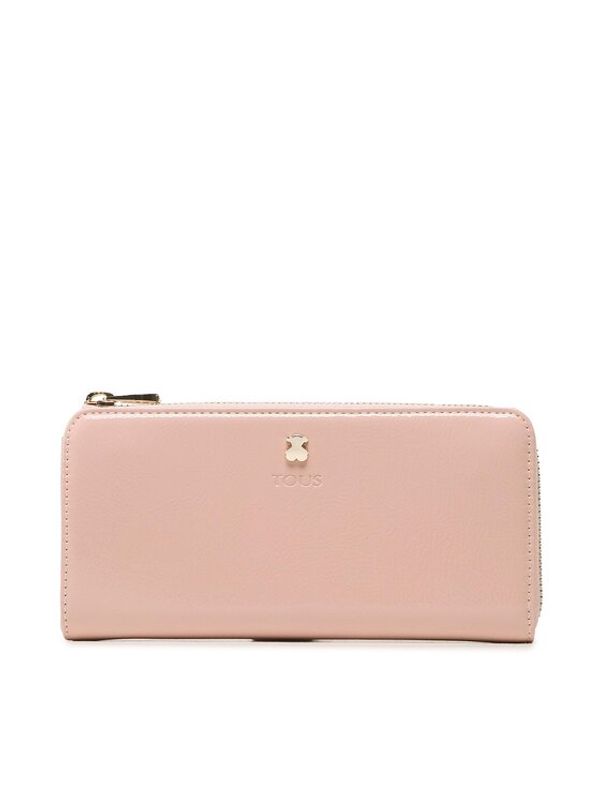 TOUS TOUS Голям дамски портфейл 2000847014 Розов