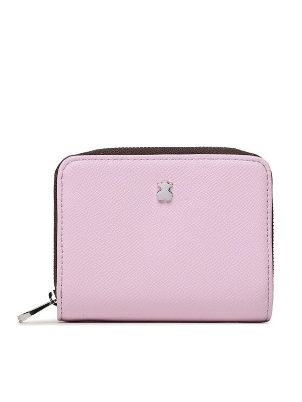 TOUS TOUS Малък дамски портфейл Billetera S. New Dubai 2001689929 Розов