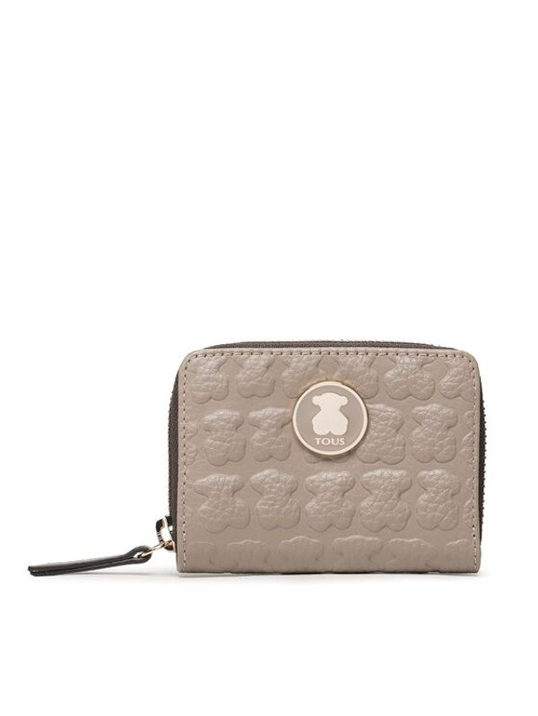 TOUS TOUS Малък дамски портфейл Monedero M. Sherton 2001145147 Кафяв