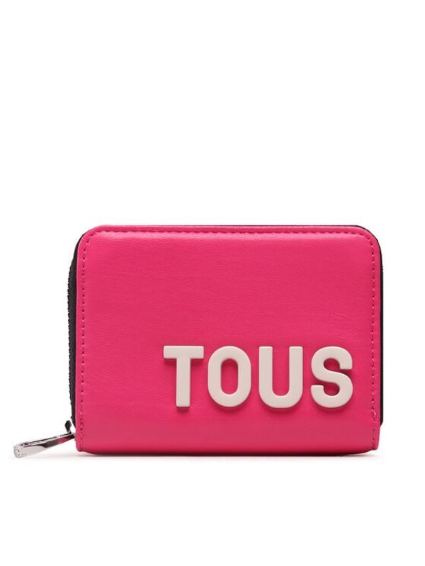 TOUS TOUS Малък дамски портфейл Monedero M. T Coral 2001850725 Розов