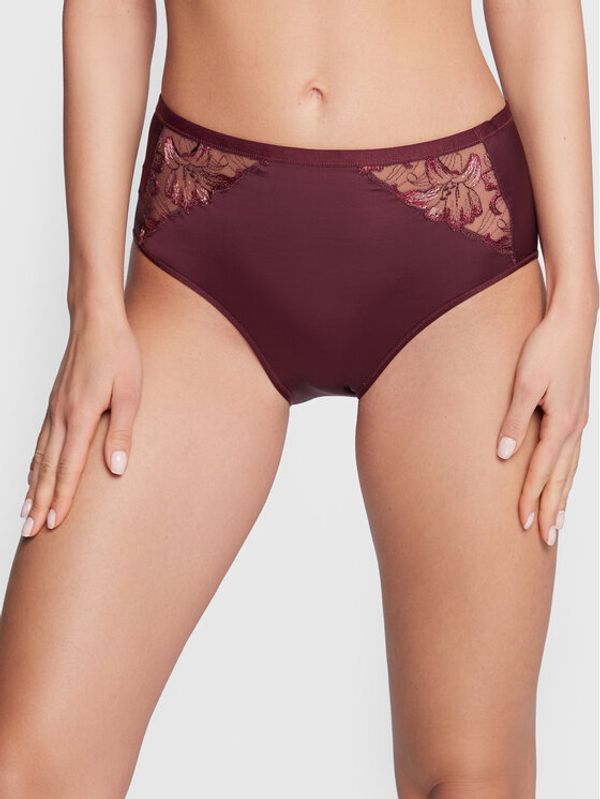 Triumph Triumph Класически бикини с висока талия Freesia Florale 10210677 Бордо