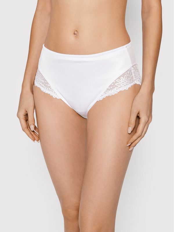 Triumph Triumph Класически бикини с висока талия Ladyform Soft 10210671 Бял