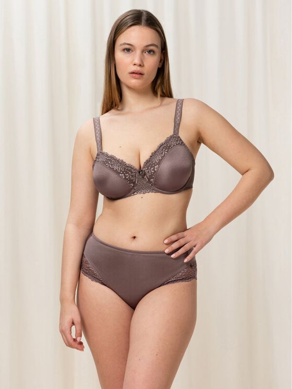 Triumph Triumph Класически бикини с висока талия Ladyform Soft 10210671 Кафяв