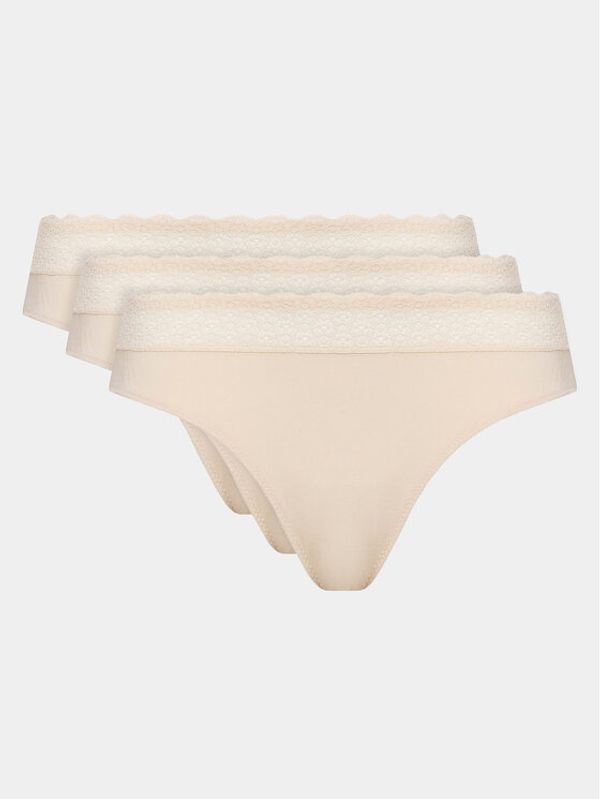 Triumph Triumph Комплект 3 чифта класически бикини Feel Of Modal 10214907 Екрю