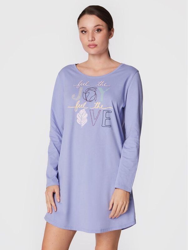 Triumph Triumph Нощница 10209560 Виолетов Relaxed Fit