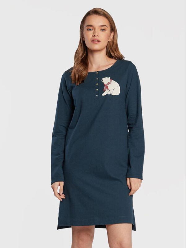 Triumph Triumph Нощница 10209586 Тъмносин Regular Fit