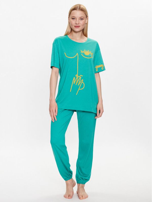 Triumph Triumph Пижама 10214839 Зелен Relaxed Fit
