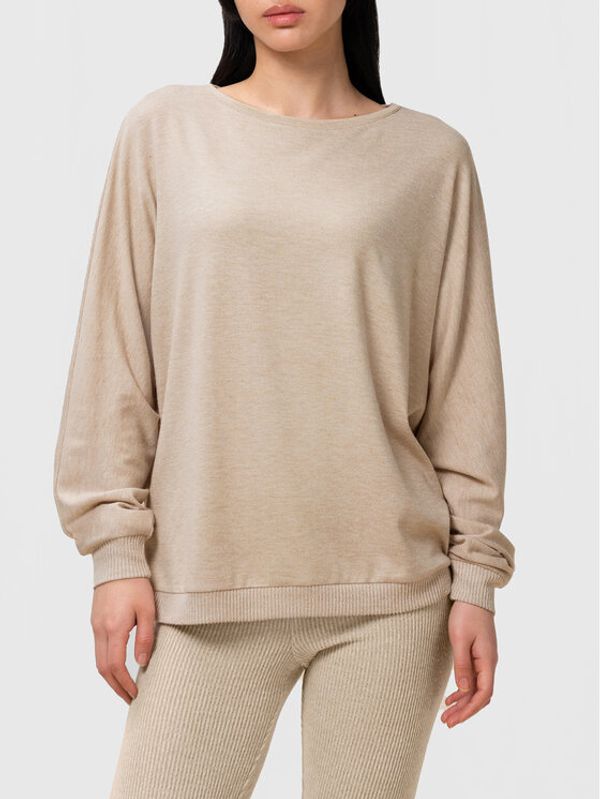 Triumph Triumph Пуловер Thermal 10213447 Бежов Relaxed Fit