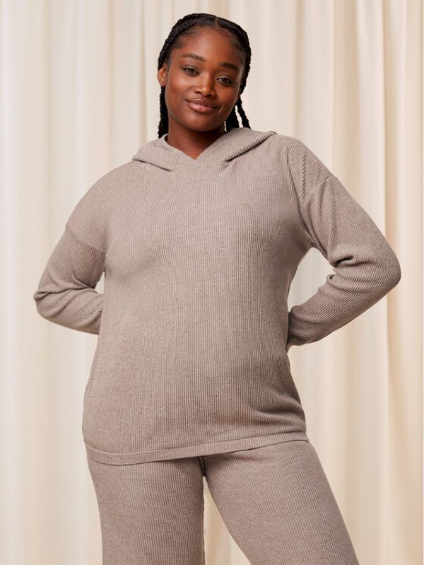 Triumph Triumph Суитшърт Thermal MyWear Hoodie 10216548 Бежов Regular Fit