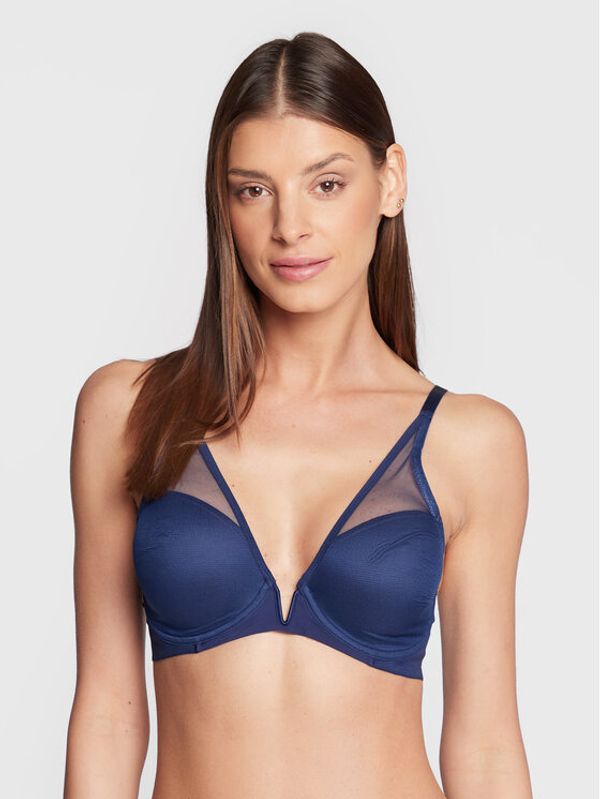 Triumph Triumph Сутиен с банели Vivid Spothlight 10210645 Тъмносин