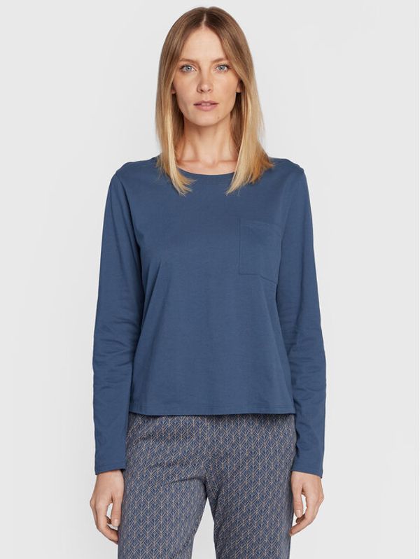 Triumph Triumph Тениска на пижама Mix & Match 10213409 Син Relaxed Fit