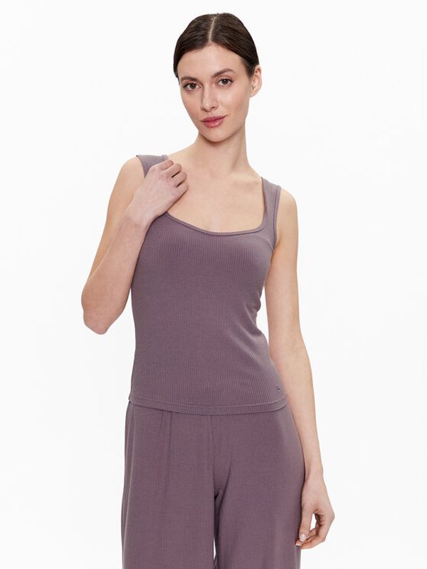 Triumph Triumph Тениска на пижама Natural Spotlight Camisole 10214842 Сив Regular Fit