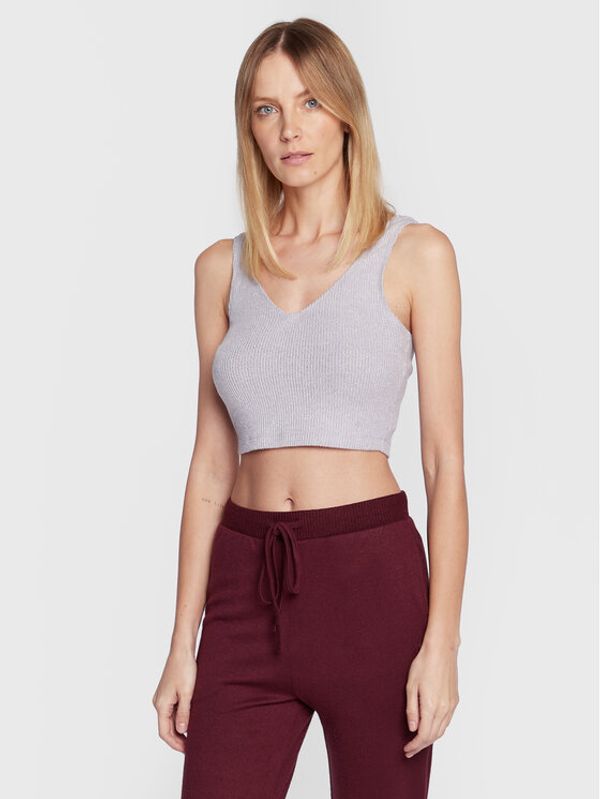 Triumph Triumph Тениска на пижама Thermal 10213359 Сив Slim Fit