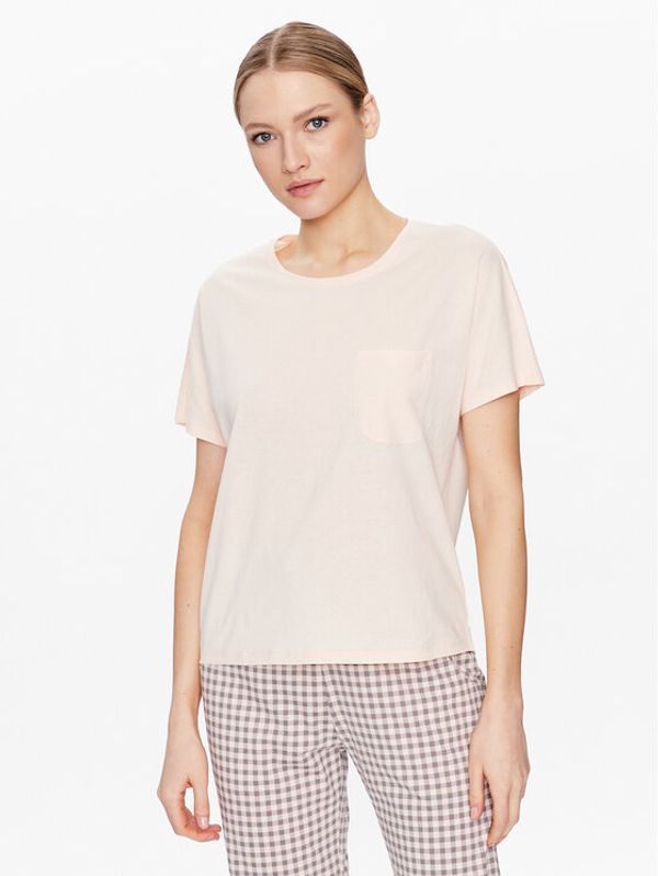 Triumph Triumph Тишърт Mix & Match 10214847 Оранжев Relaxed Fit