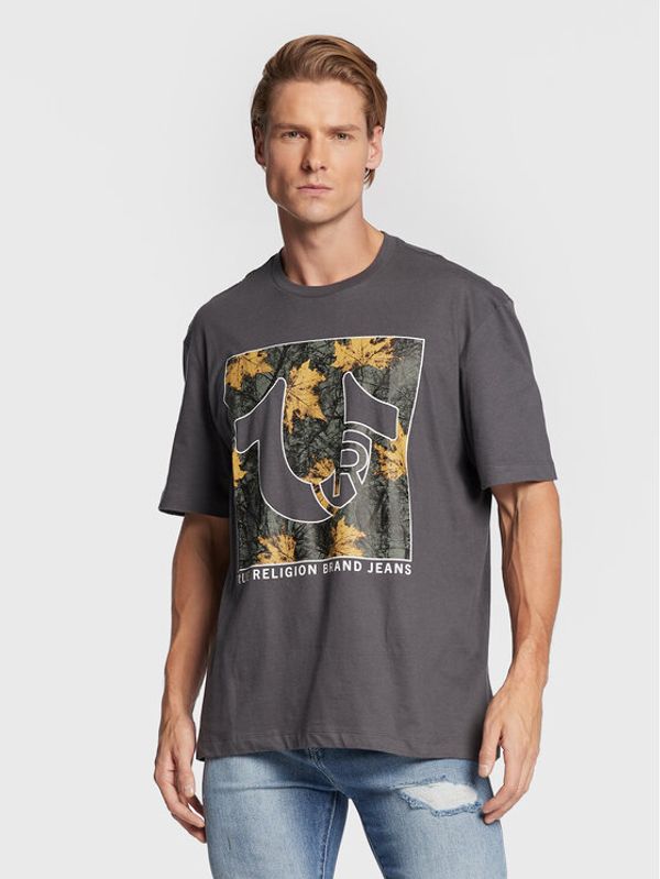 True Religion True Religion Тишърт 106299 Сив Regular Fit