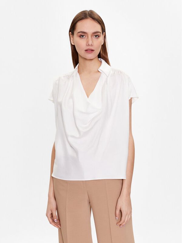 Trussardi Trussardi Блуза 56C00627 Бял Loose Fit