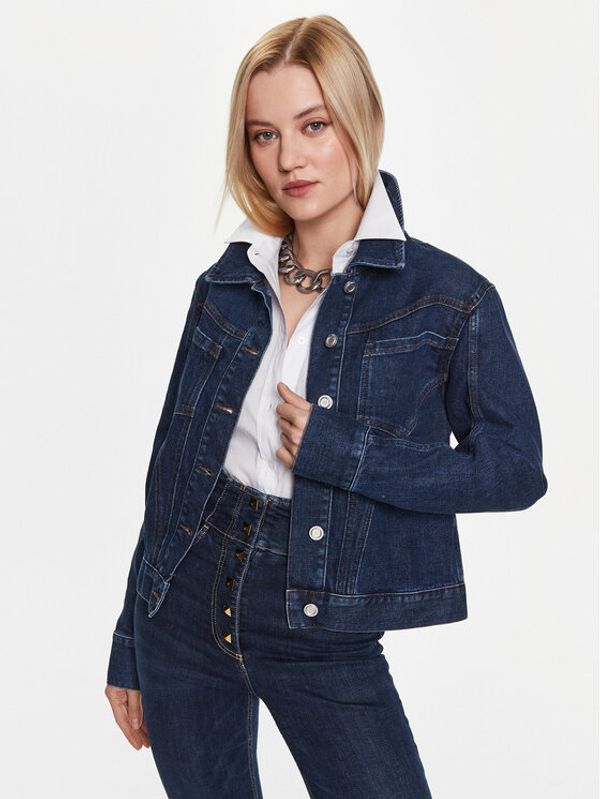 Trussardi Trussardi Дънково яке 56S00882 Тъмносин Slim Fit