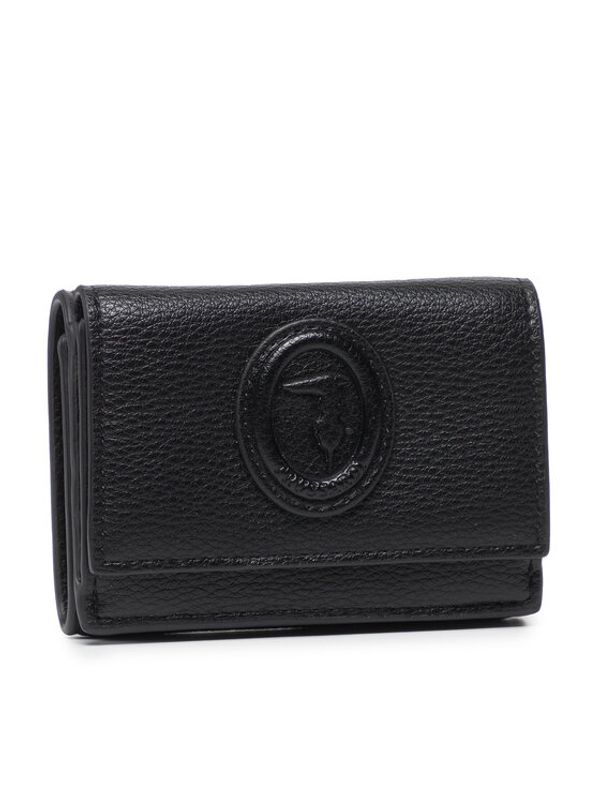 Trussardi Trussardi Малък дамски портфейл Mia Continental 75W00305 Черен