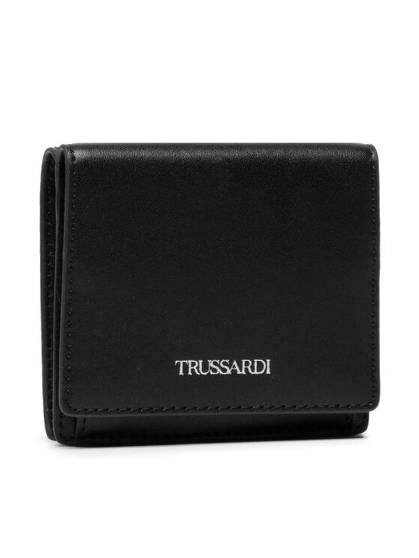 Trussardi Trussardi Малък мъжки портфейл Wallet Coin Pocket 71W00168 Черен