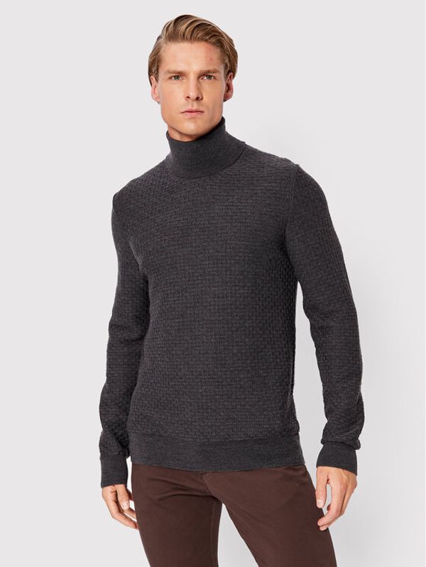 Trussardi Trussardi Поло 52M00643 Сив Regular Fit