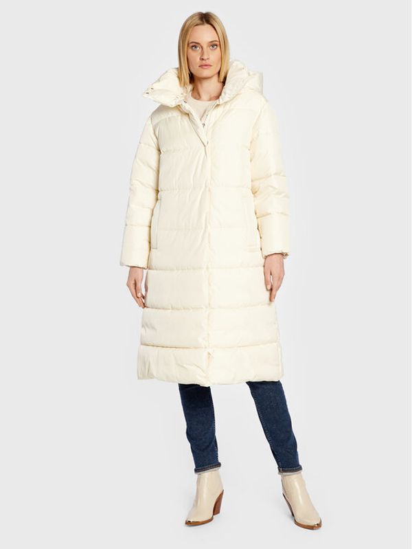 Trussardi Trussardi Пухено яке 56S00792 Бежов Relaxed Fit