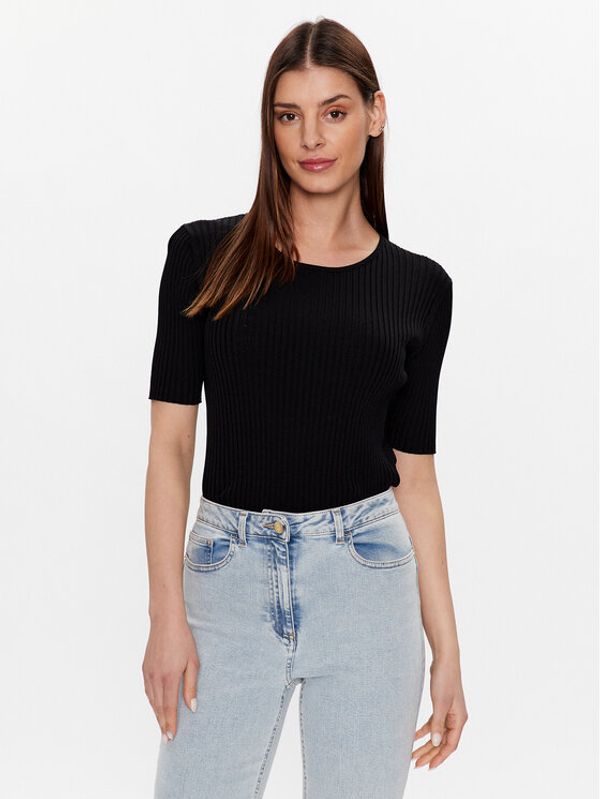 Trussardi Trussardi Пуловер 56M00583 Черен Slim Fit