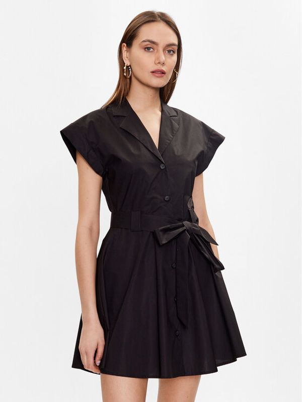 Trussardi Trussardi Рокля тип риза 56D00719 Черен Regular Fit