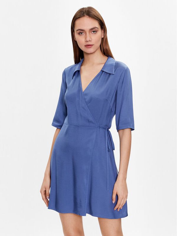 Trussardi Trussardi Рокля тип риза 56D00720 Тъмносин Regular Fit