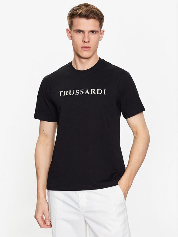 Trussardi Trussardi Тишърт 52T00724 Черен Regular Fit
