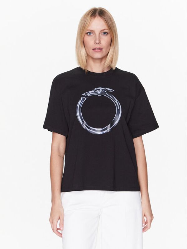 Trussardi Trussardi Тишърт 56T00561 Черен Regular Fit