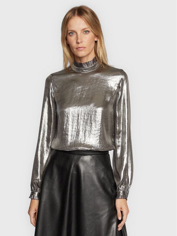 TWINSET TWINSET Блуза 222TT2276 Сребрист Regular Fit