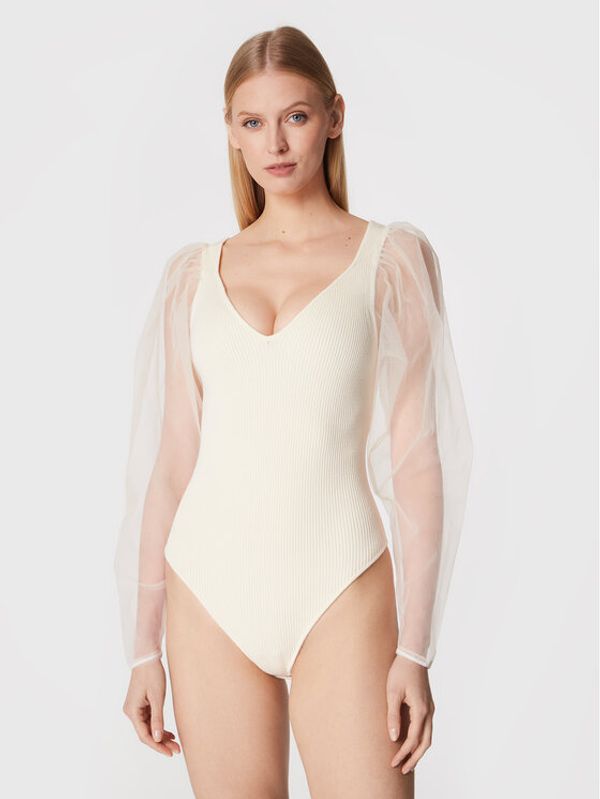 TWINSET TWINSET Боди 222TT3105 Екрю Slim Fit