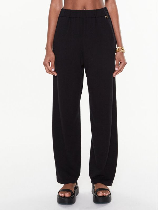 TWINSET TWINSET Долнище анцуг 231TP3102 Черен Regular Fit