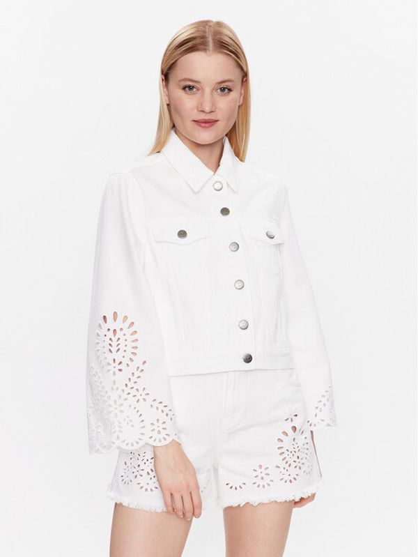 TWINSET TWINSET Дънково яке 231TT2750 Бял Regular Fit
