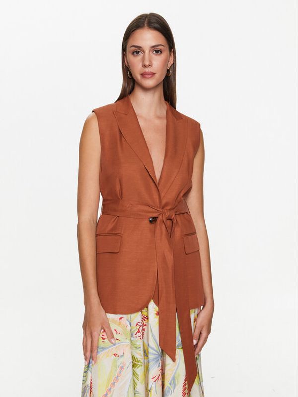 TWINSET TWINSET Елек 231TT2772 Кафяв Regular Fit