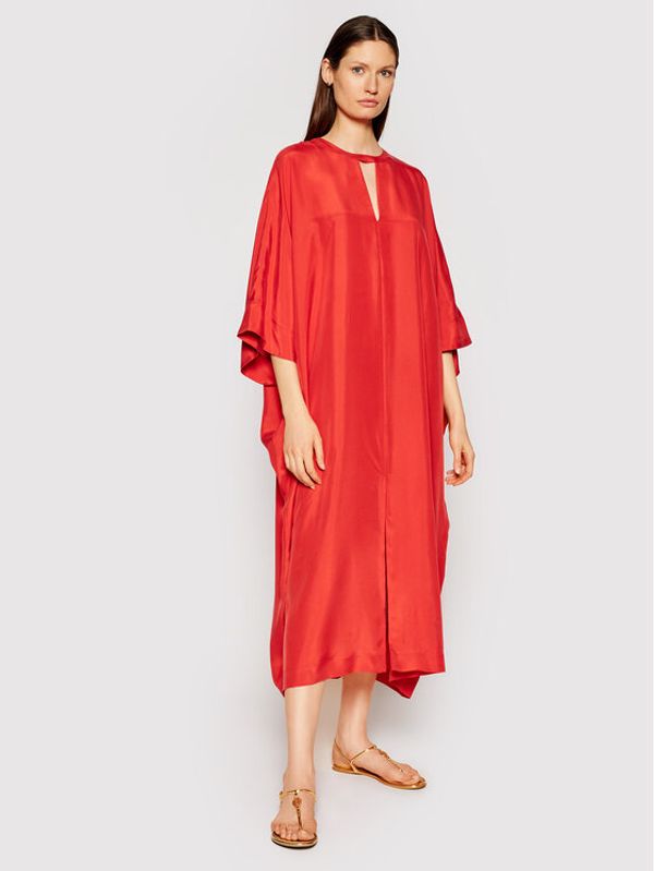 TWINSET TWINSET Ежедневна рокля 211TT2691 Червен Relaxed Fit
