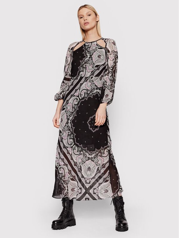 TWINSET TWINSET Ежедневна рокля 221TP270E Черен Regular Fit