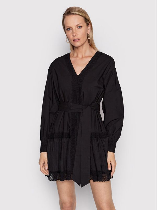 TWINSET TWINSET Ежедневна рокля 221TT2032 Черен Loose Fit