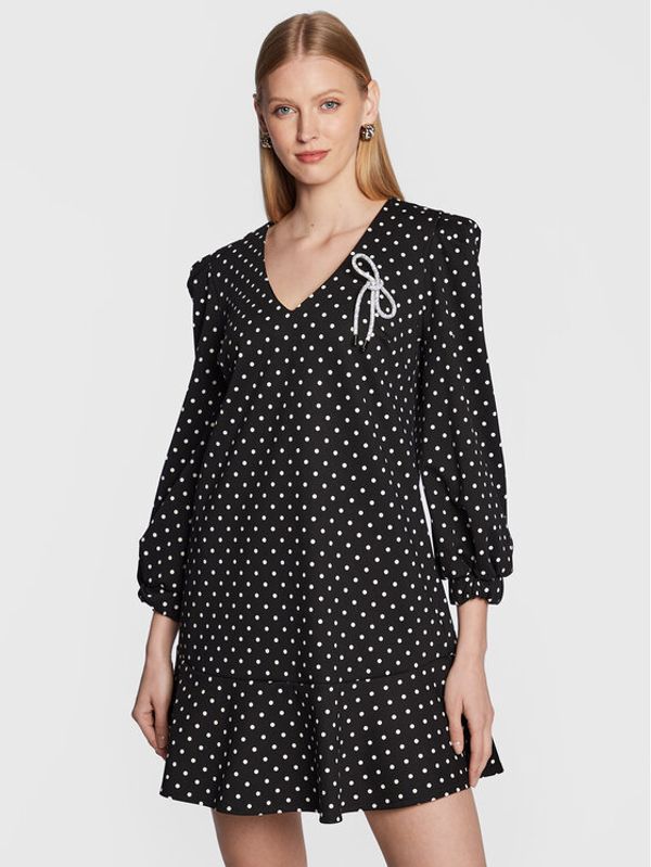 TWINSET TWINSET Ежедневна рокля 222AP2114 Черен Regular Fit