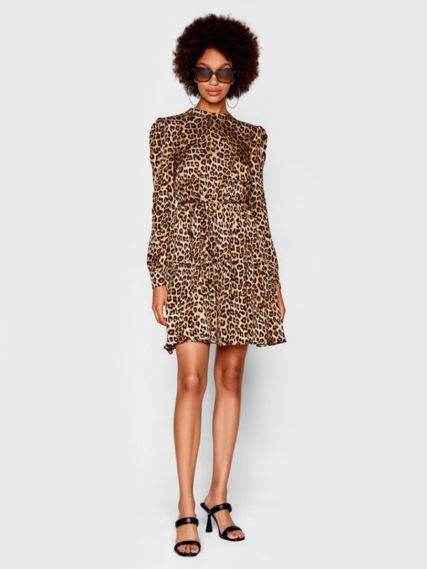 TWINSET TWINSET Ежедневна рокля 222TP2700 Кафяв Relaxed Fit